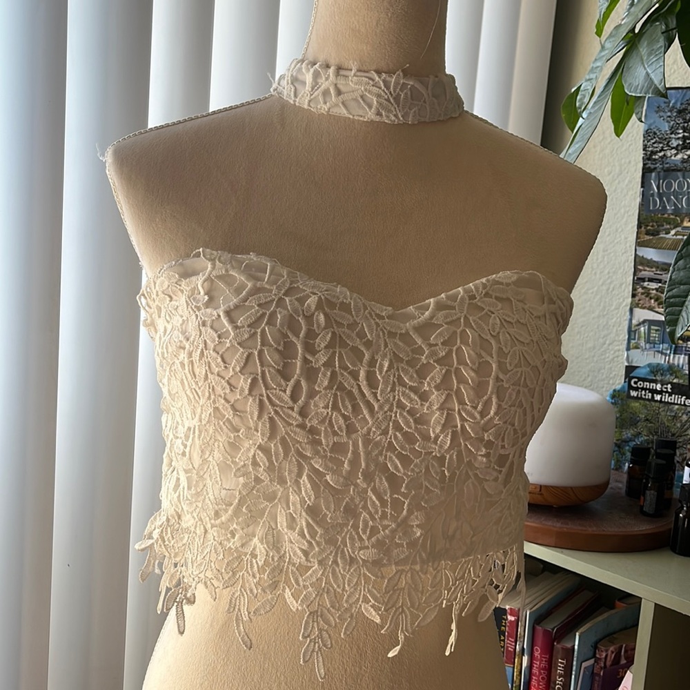 White Crop Top